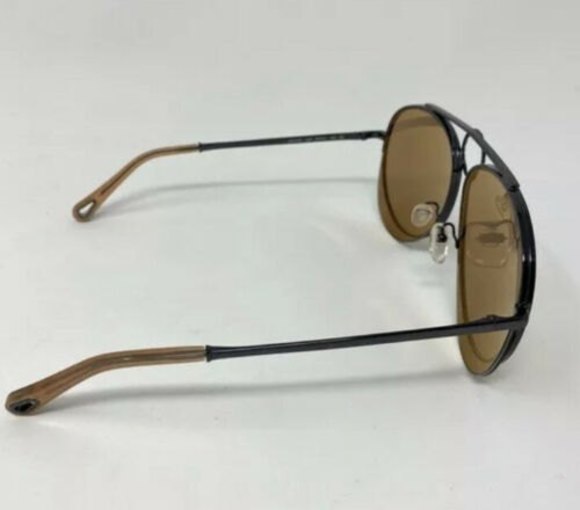 Chloe Romie 61mm Aviator Sunglasses Dark main image 5